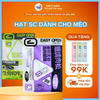 Hạt SC topping cho mèo mọi lứa tuổi giàu protein Thức ăn bổ sung men vi sinh tiêu hoá Petcare