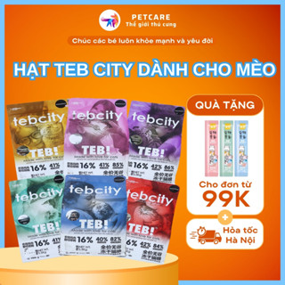 Hạt TEB City cao cấp thức ăn cho mèo mọi lứa tuổi Petcare