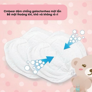 Miếng Lót Thấm Sữa Siêu Thấm CMBEAR ( Bịch 108 miếng)