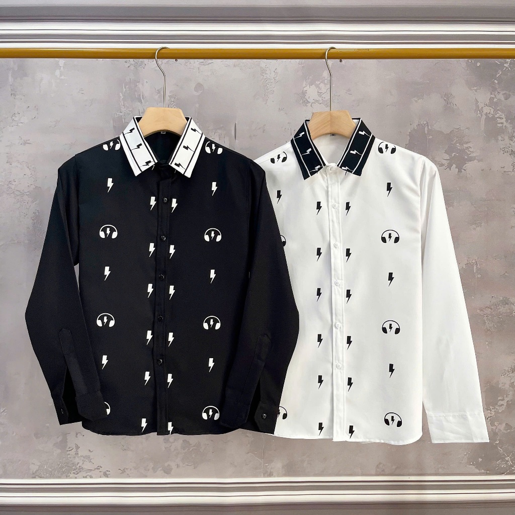 Áo sơ mi nam tay dài phối dây 3 nút vải đẹp mẫu mới cao cấp  K_N LUXURY