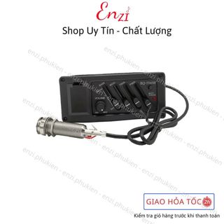 EQ đàn Guitar 7545R pickup kích âm thanh ra loa chơi guitar biểu diễn TẶNG PIN 9V Enzi