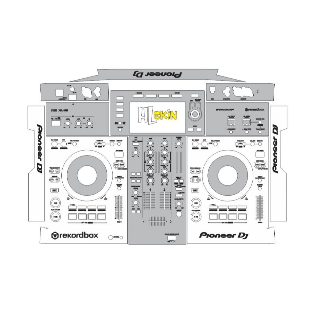 [ Hỏa Tốc ] Skin Dán Bàn DJ (HL205) ( XDJ RR / RX / RX2 / RX3 / XZ , DDJ - SB / RB /200/400)