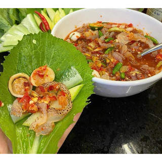 Sứa thân ăn liền , giòn , làm gỏi , bịch 500g không tính nước