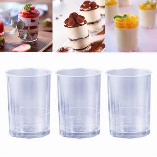 Set 10 cốc nhựa mica cứng TRỤ TRÒN 6080 + NẮP ( DANANGBAKINGTOOL 2191.012)