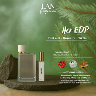 Nước Hoa Nữ Her EDP  PL PERFUME 10ml Hương Thơm Trái Cây Ngọt Ngào Phong Cách Nữ Tính