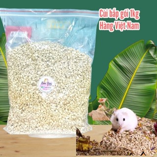  1kg Cùi bắp  lõi ngô  lót chuồng cho hamster bọ ú chinchila thằn lằn bọ sát không bụi  việt nam 