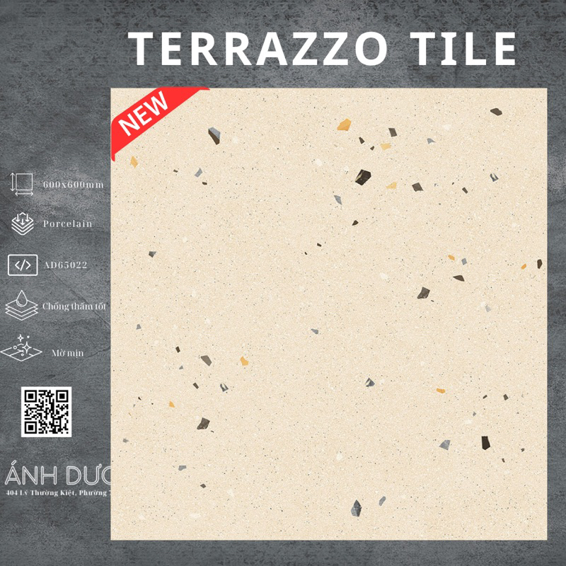 Combo 30m Gạch lát nền 60x60 Terrazzo cao cấp