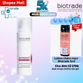 Kem dưỡng ẩm Biotrade Acnaut Hydro Active Cream cho da hỗn hợp, da dầu mụn 60ml