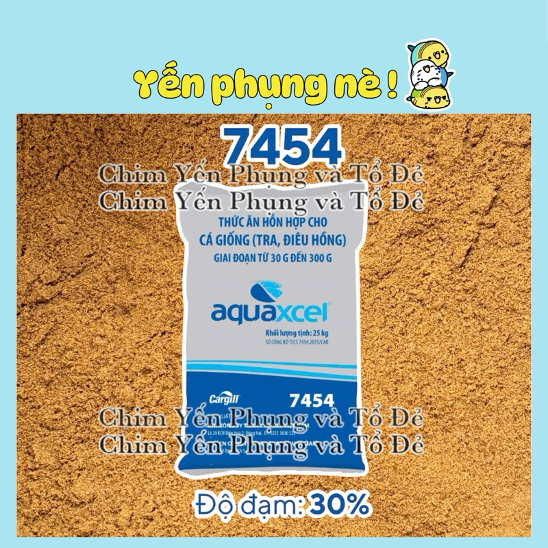 [1kg] cám cá cargill 7454 xay sẵn - đạm 30% | mồi câu cá, tra, điêu hồng