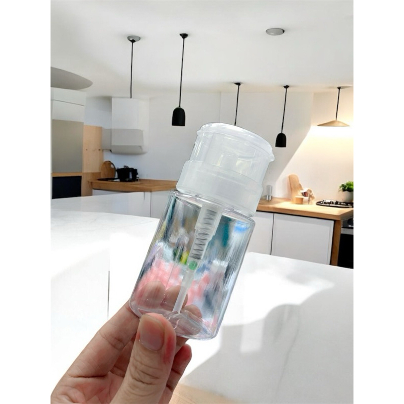 Bình nhấn đựng Cồn ( k đựng Acetone) - mina nail