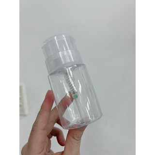 Bình nhấn đựng Cồn ( k đựng Acetone) - mina nail