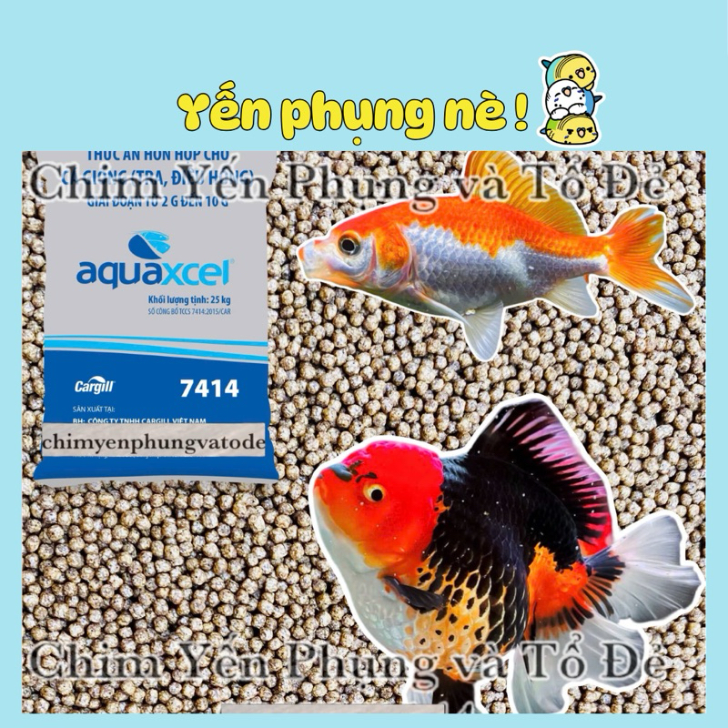 2kg cám cá Cargill 7414 40% đạm cho cá ăn hoặc dùng câu cá, tra,điêu hồng,chép,rô phi.