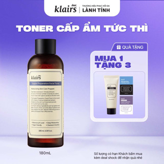 Nước hoa hồng Dear, Klairs Supple Preparation Facial Toner 180ml