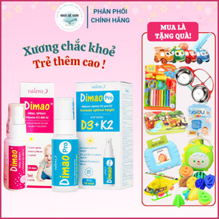 Dimao Pro D3K2 - Bổ Sung Vitamin D3 K2 Dạng Xịt Tăng Hấp Thu Canxi, Tăng Chiều Cao Cho Bé