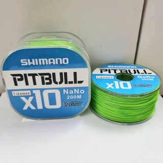 Dây dù lure 200m shimanoo pitpull x10 dây câu cá siêu mịn