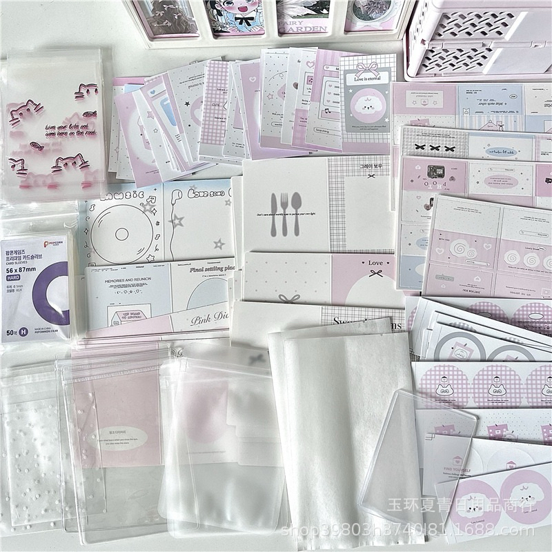 [NON-KPOP] Set đồ gói xinh để gói hàng gói card , gói phụ kiện