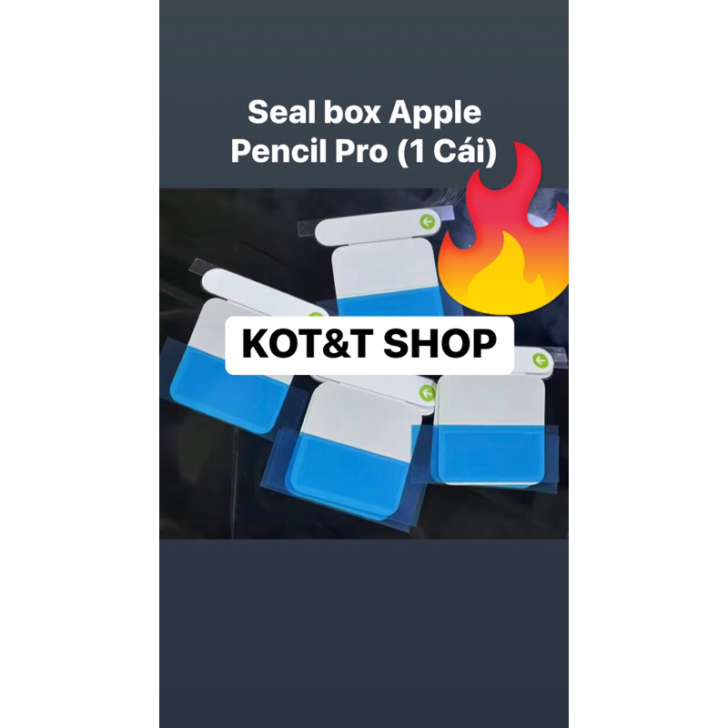 Combo 2 Miếng Dán Seal Hộp Apple Pencil Pro