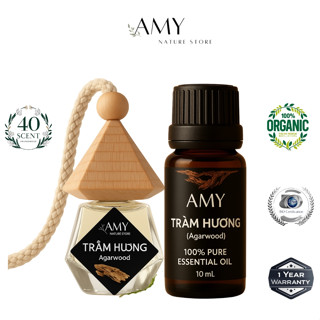 Tinh dầu trầm hương xông phòng thiên nhiên nguyên chất LT Farm 10ml làm nến thơm xông tinh dầu phòng