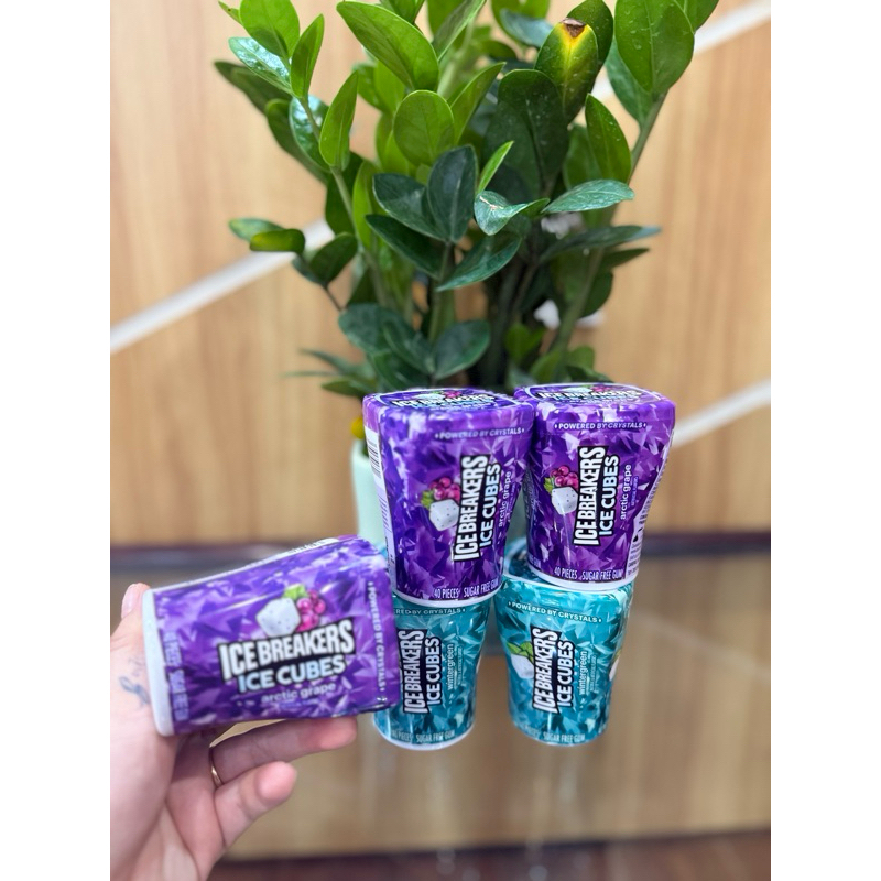 [HÀNG MỸ] Kẹo ngậm the mát Ice Breaker hộp 40 viên