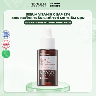 Serum Mờ Thâm Dưỡng Trắng Vitamin C 22% SAP + 5% Niacinamide Neogen Dermalogy Real Vita C 32ml