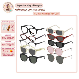 Kính thời trang unisex RIETI Hàn Quốc Nam & Nữ kính râm đi biển chống tia UV ( 168 mẫu - có sẵn )