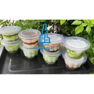 HANA98SHOP si- 5 cây (500cái+500nắp) ly rau câu hoa mai 80-90ml