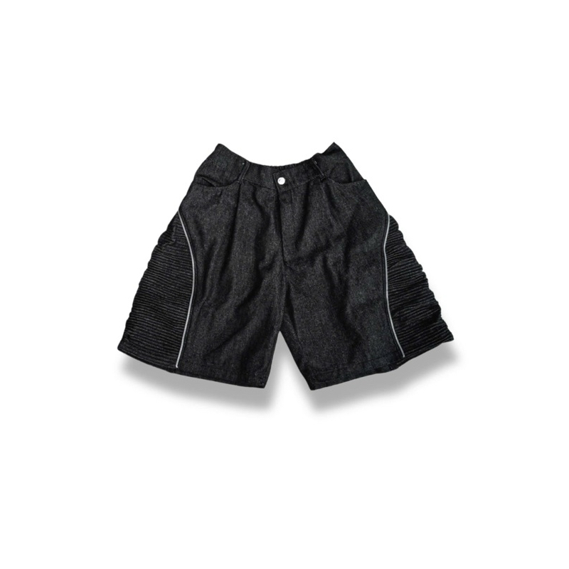 SHORT JEAN BIKER ZIP HÔNG