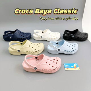  Jdk Store_Dép Cross Baya Classic Viền Chữ Cross Tặng Kèm 10jbt Gắn Dép 