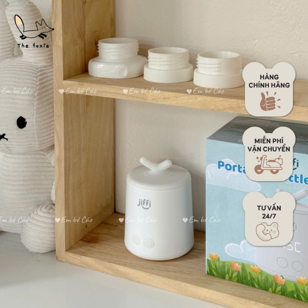 [Ảnh tự chụp] Máy hâm sữa cầm tay JIFFI 5.0/máy hâm nước pha sữa cho bé chính hãng