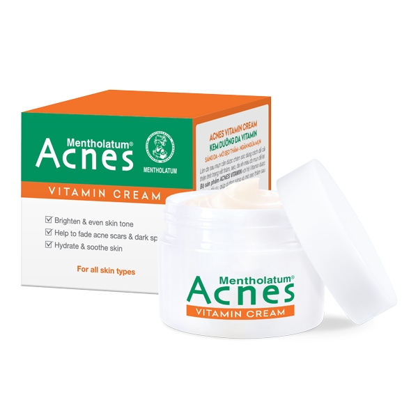 Kem Dưỡng Da Mờ Thâm Sạm Acnes Vitamin Cream (50g)