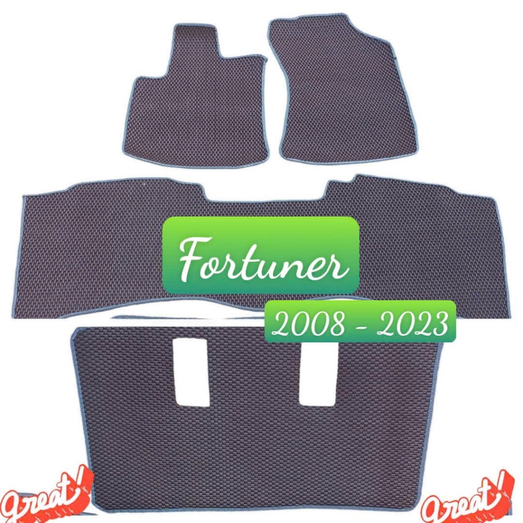 Thảm sàn cao su xe FORTUNER 2008-2023