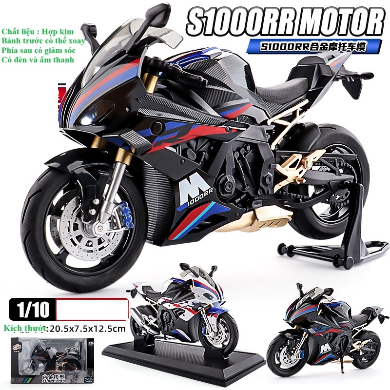 Mô hình xe BMW S1000RR 2021 1:10