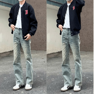 Quần jeans loe nam CENTA Cạp cao hack dáng chất jean denim cao cấp, Quần jean nam ống loe nhẹ đủ size S-XXL