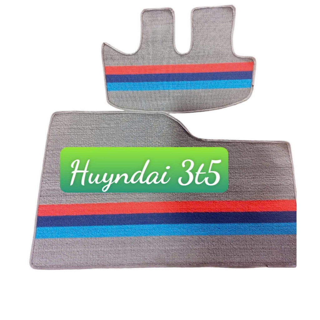 Thảm lót sàn xe tải Huyndai Hd65, hd72,hd75 hd88, hd99, hd110, hd120sl... tấn rối cước cắt sẵn, may 