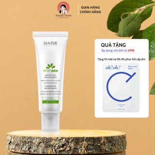 [CHÍNH HÃNG] Kem Dưỡng BABE Mattifying Moisturiser Kiềm Dầu Giảm Mụn Ngừa Thâm 50ml