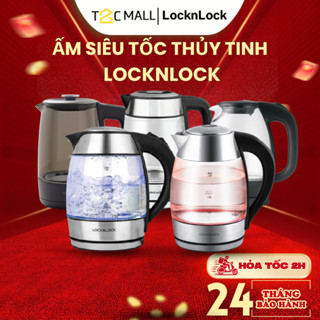 Ấm Thủy Tinh Siêu Tốc LocknLock 1.8L Đèn Màu Theo Mức Nhiệt Lock&Lock EJK341 - T2Cmall