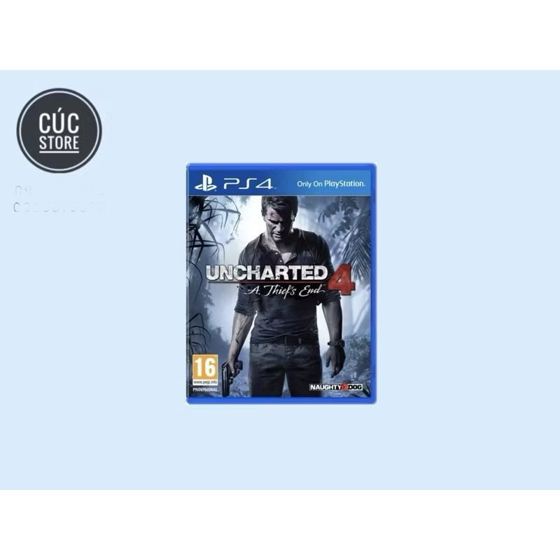 Đĩa chơi game PS4: Uncharted 4 A Thief’s End