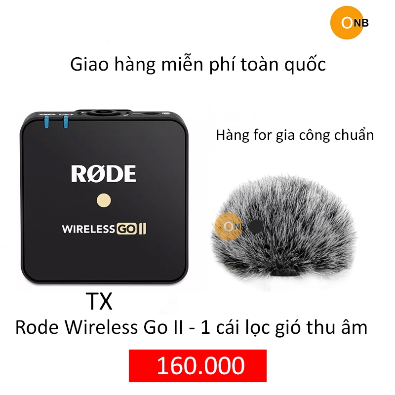 Rode Wireless Go II - Wind Shield - 1 cái lọc gió giảm tạp âm khi thu