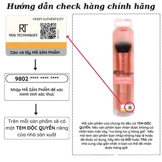 Cọ Nền Má Hồng Kem RT Real Techniques Expert Face Brush Mẫu Mới 01411 Mẫu Mới