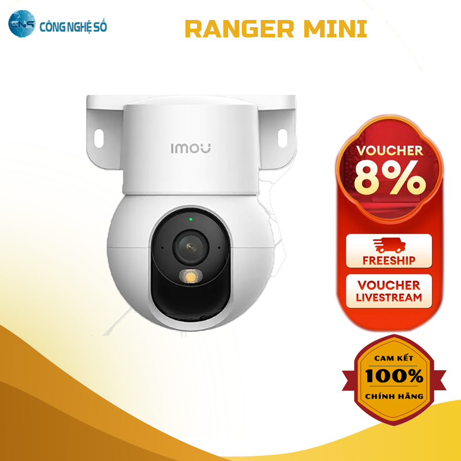 Ranger Mini 3MP 5MP | Camera Imou Wifi K2MP-3H1WE | Xoay 360 | Đàm Thoại 2 Chiều | Thông Báo Chuyển 