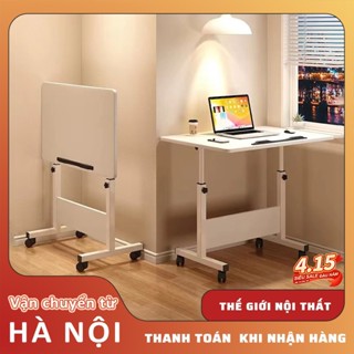 Bàn Học Bàn Làm Việc Gấp Gọn Nâng Hạ Chiều Cao Xếp Gọn Bàn Máy Tính Xách Tay Đầu Giường Đơn Giản