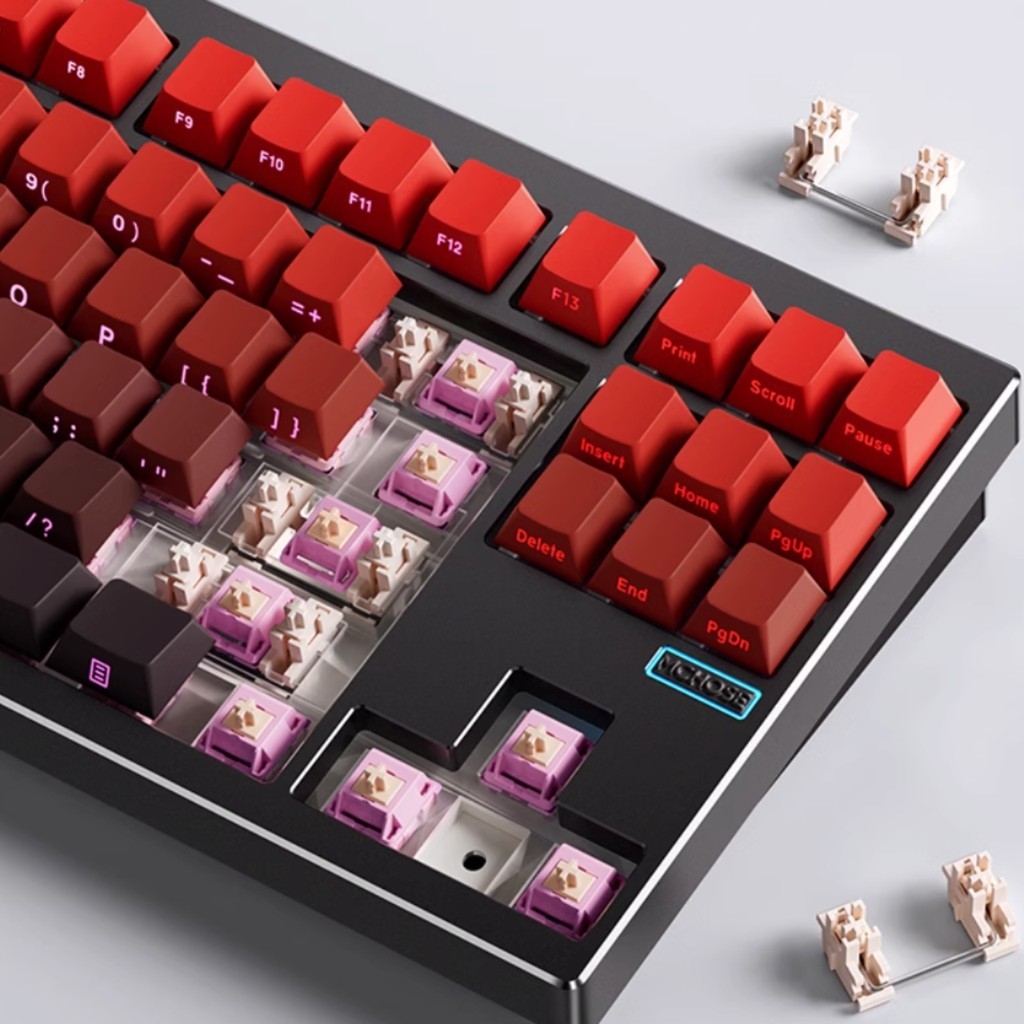 Bàn phím cơ MCHOSE GX87 V2 hỗ trợ Cathball Full Nhôm CNC Pin 8000Mah | BigBuy360 - bigbuy360.vn