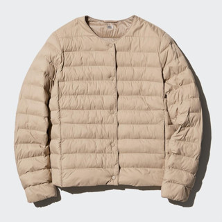 UniqIo Áo Phao Chần Bông Quả Trám Siêu Nhẹ Cổ Tròn Nữ - Tag Nhật