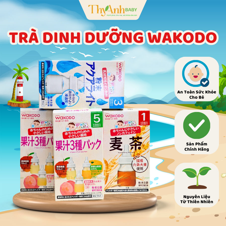 Trà Wakodo Đủ Vị Cho Bé Nhật Bản