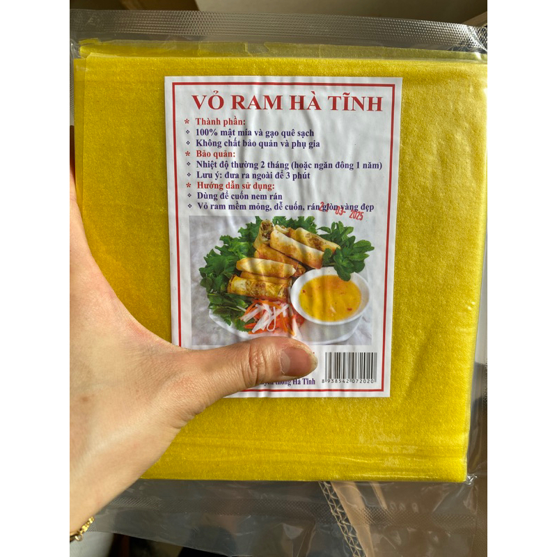 Vỏ ram Hà Tĩnh - vỏ bánh đa nem giòn ngon