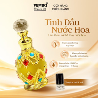 Tinh dầu nước hoa dubai PEMIKI nước hoa nam nữ đá tròn 10ml thơm lâu nhiều mùi hương tùy chọn