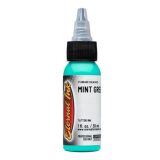 Mực xăm tattoo Eternal màu xanh ngọc MINT GREEN chính hãng chai 30ml