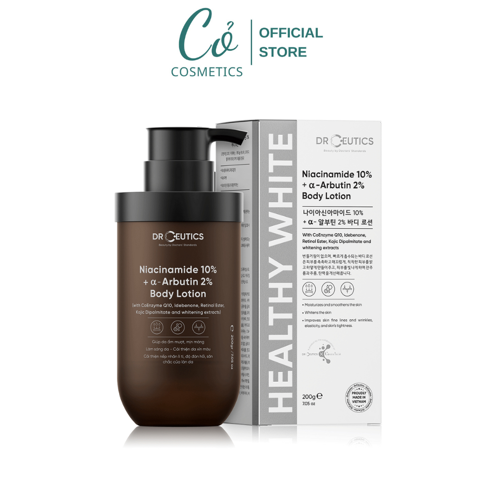 Sữa Dưỡng Thể Trắng Da DRCEUTICS DrCeutics Body Lotion Healthy White 200ML