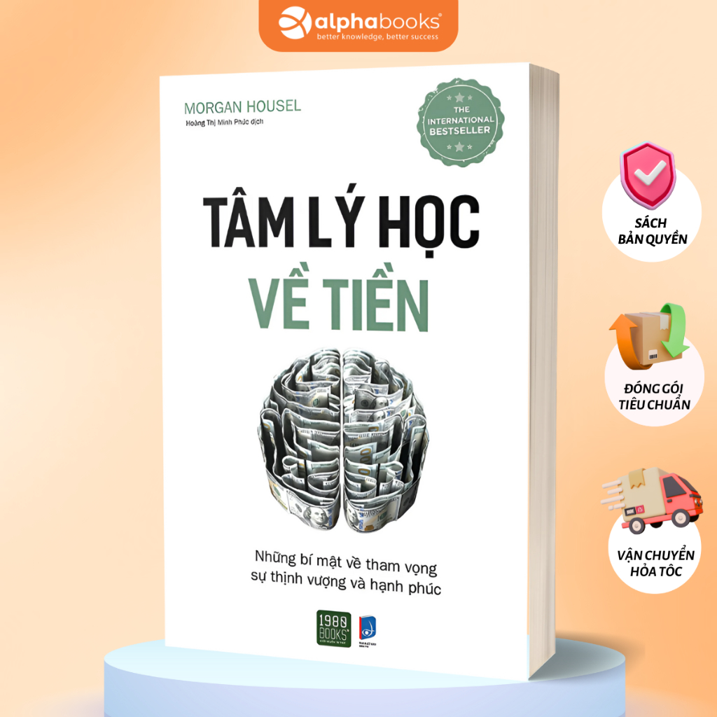 Sách Tâm Lý Học Về Tiền (Bìa Mềm) Morgan Housel - 1980 Books
