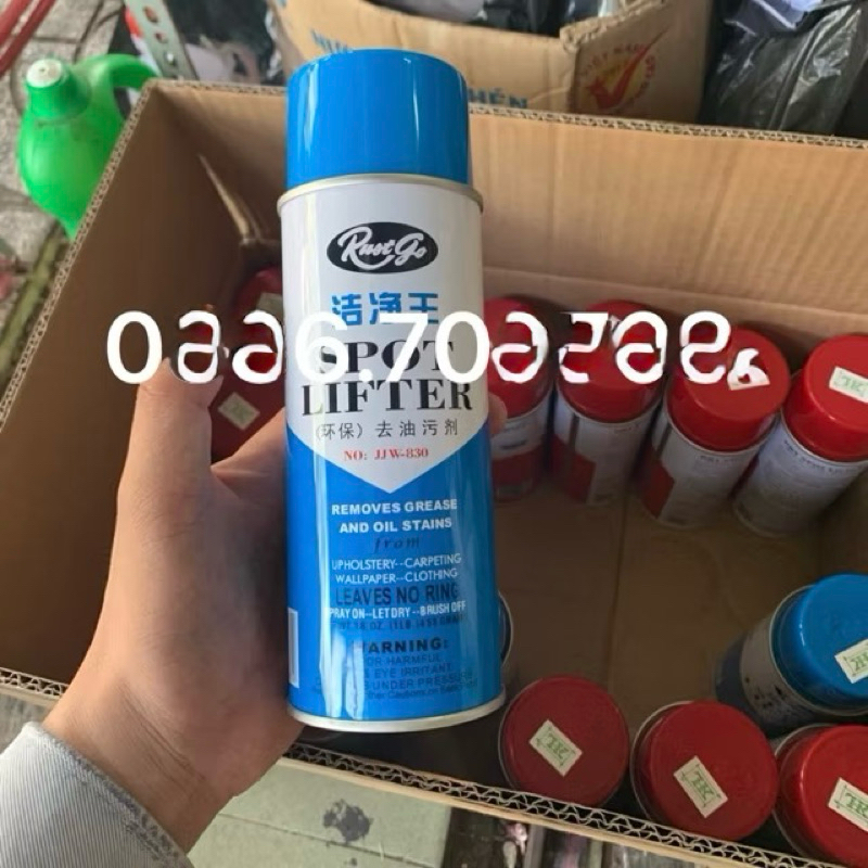 Tẩy dầu trên vải Rust go 453g